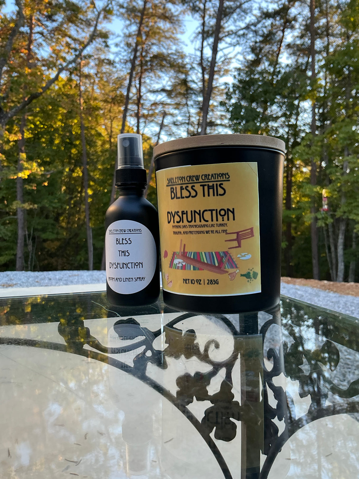 Bless This Dysfunction Candle & Room Spray Bundle