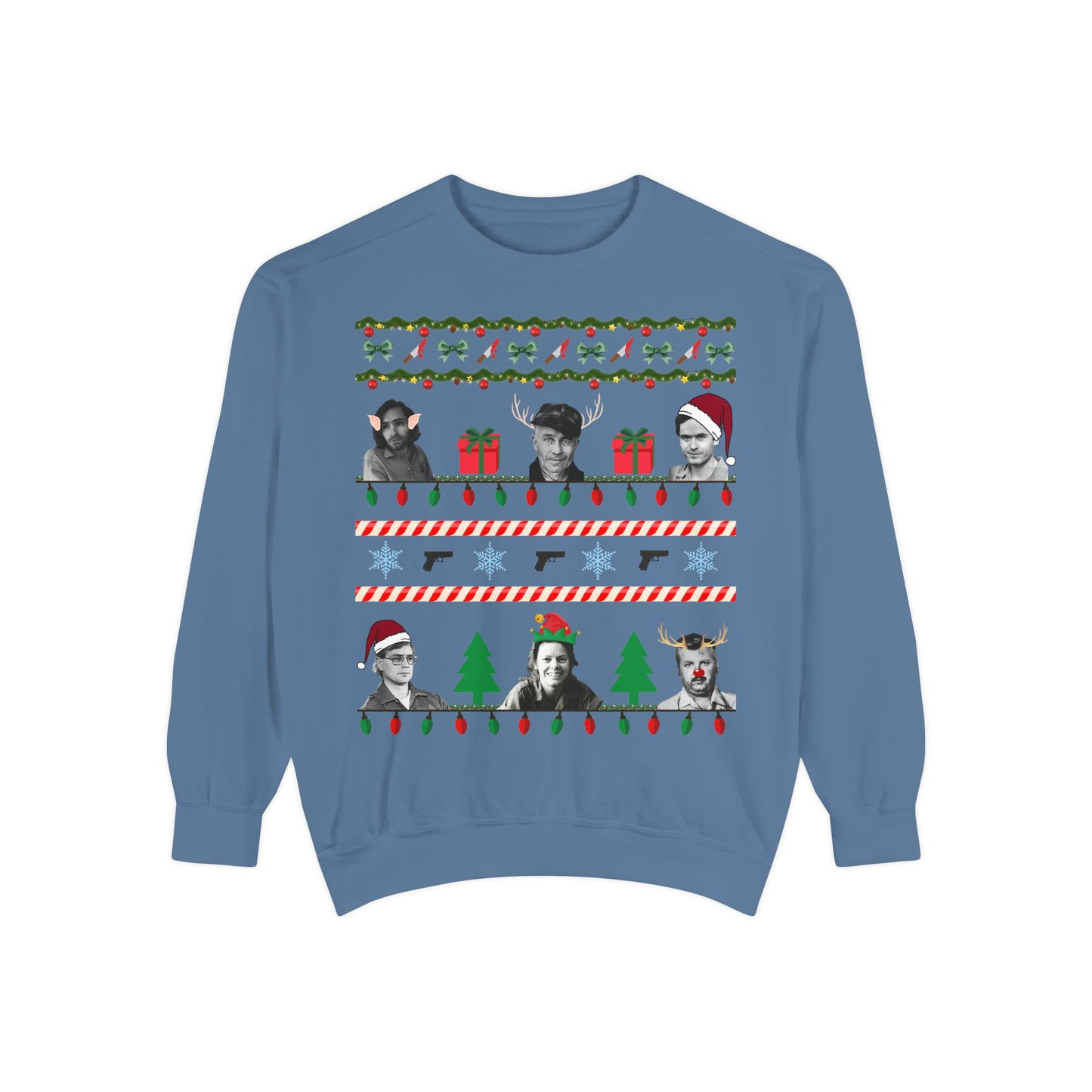 Serial Killer Ugly Christmas Sweater