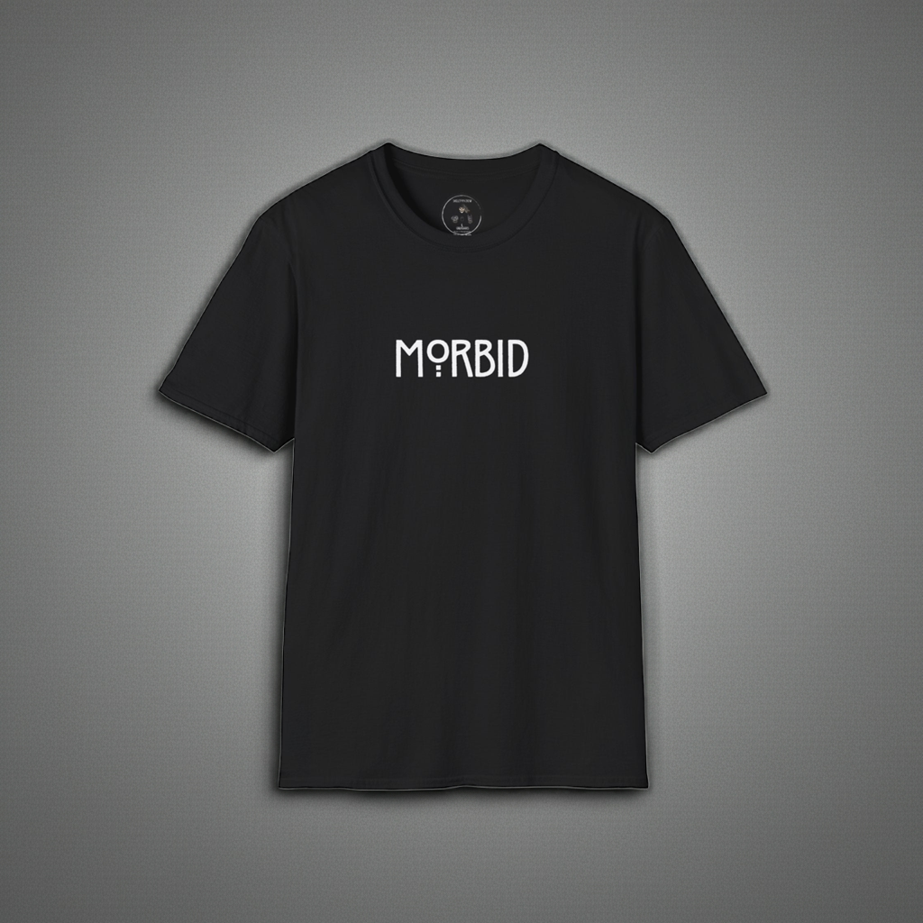 Morbid Black T-shirt - Gothic Graphic Tee for Dark Souls