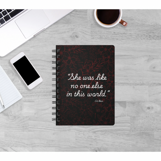 Ed Gein Quote Spiral Bound Journal