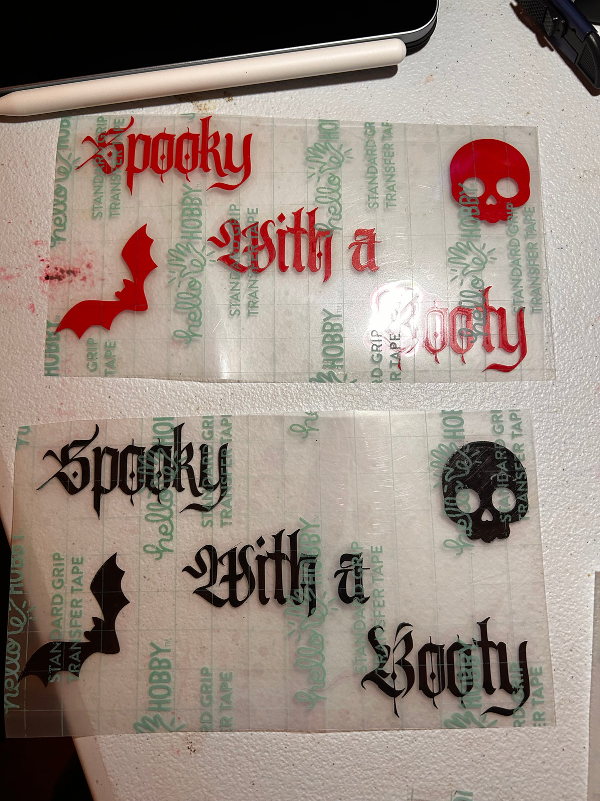 SPOOKY WITH A BOOTY Car Decal