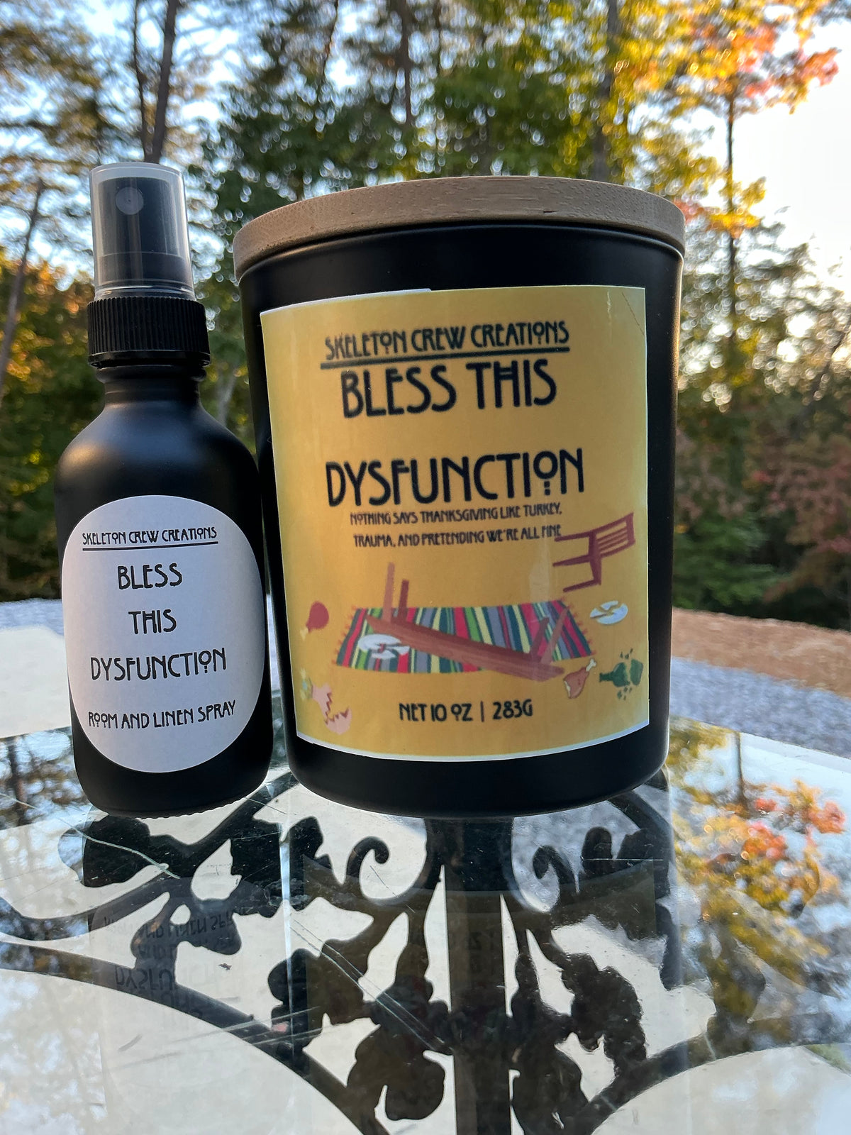 Bless This Dysfunction Candle & Room Spray Bundle