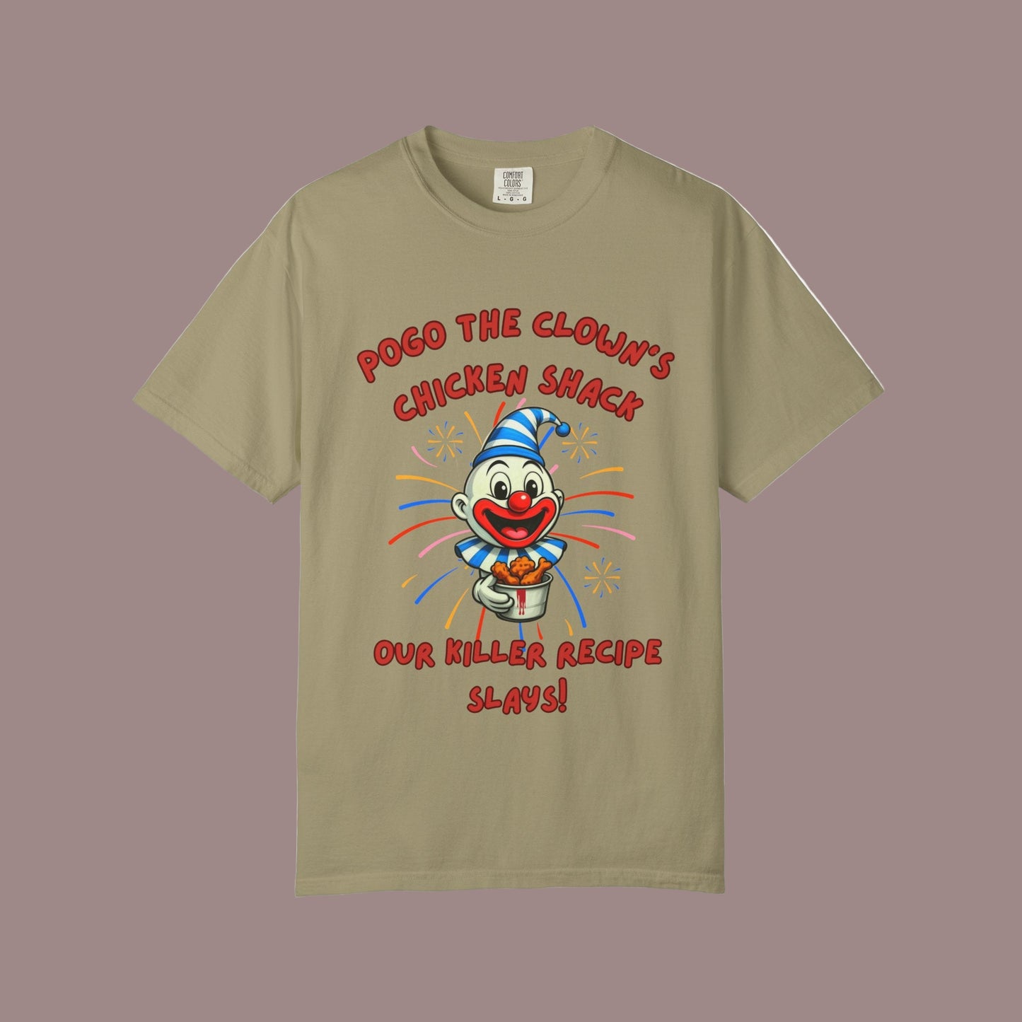 Pogo the Clown Fried Chicken Shirt - John Wayne Gacy Inspired Tee