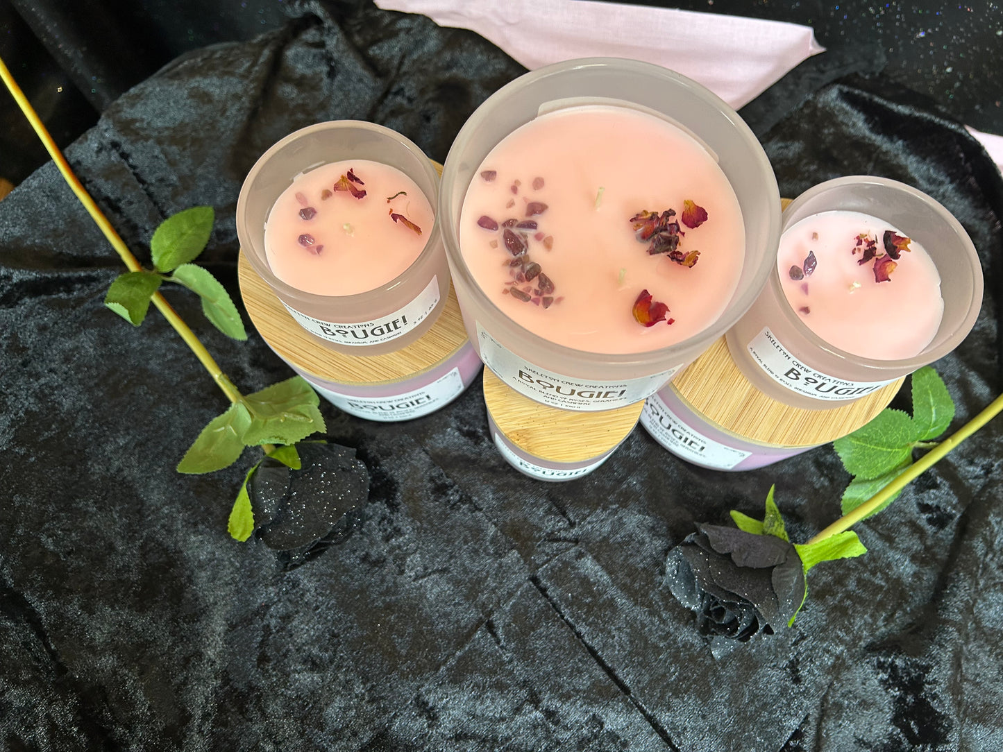 "Bougie!" - Rose & Cashmere Scented Candle