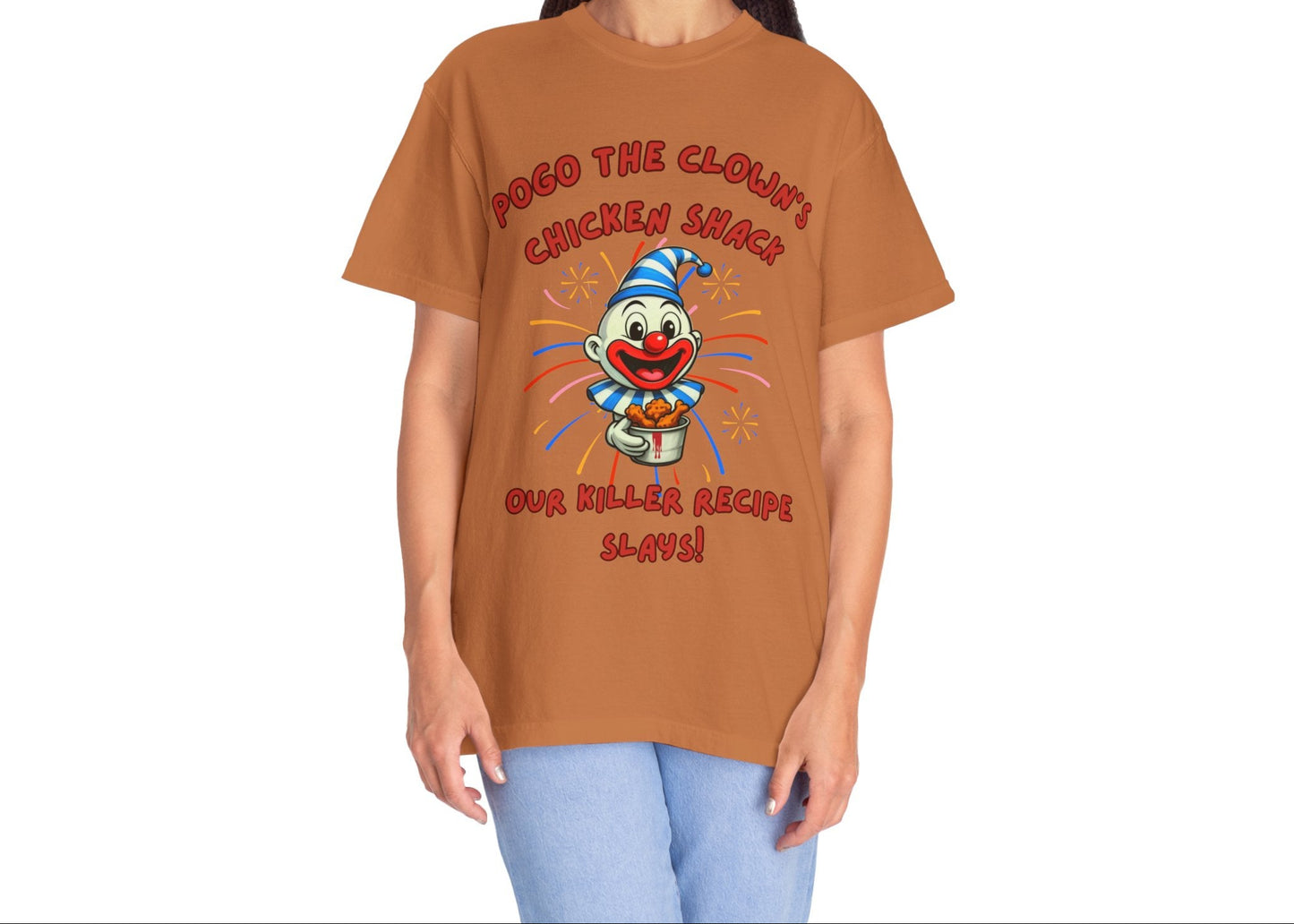 Pogo the Clown Fried Chicken Shirt - John Wayne Gacy Inspired Tee