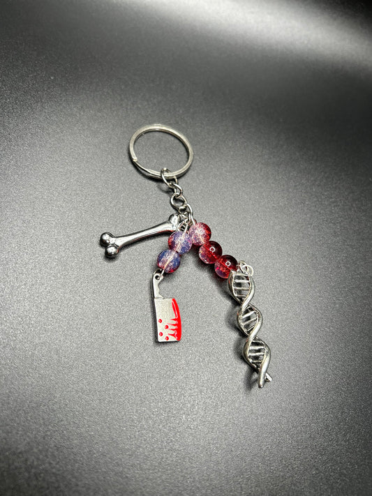 DNA Charm Keychain