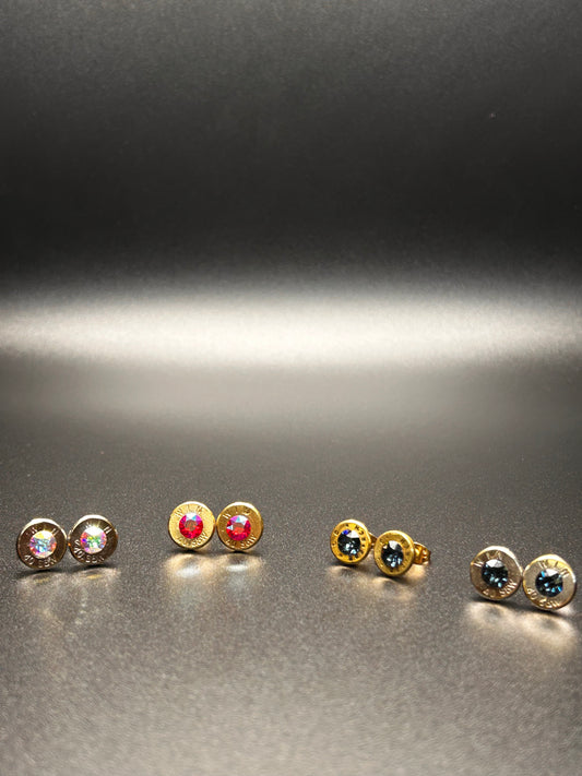 .40 Caliber Casing Earrings
