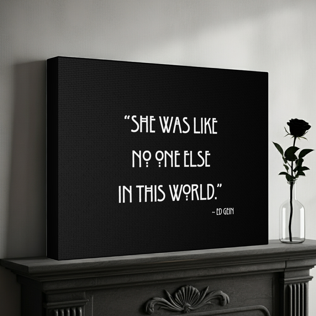 Ed Gein Quote Wall Art