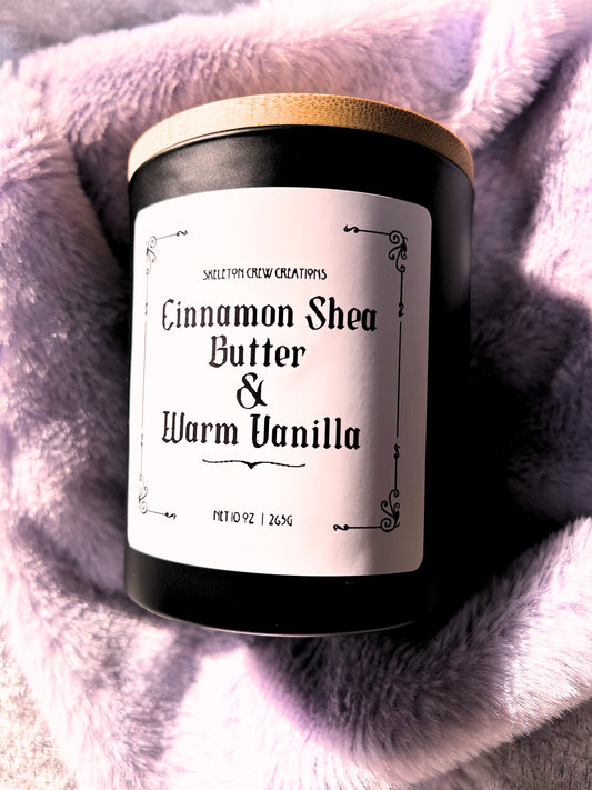 Cinnamon Shea Butter and Warm Vanilla Candle
