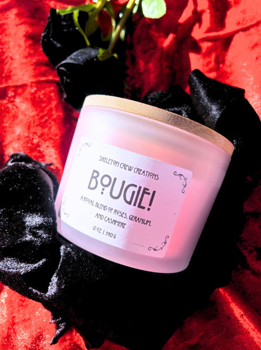 "Bougie!" - Rose & Cashmere Scented Candle