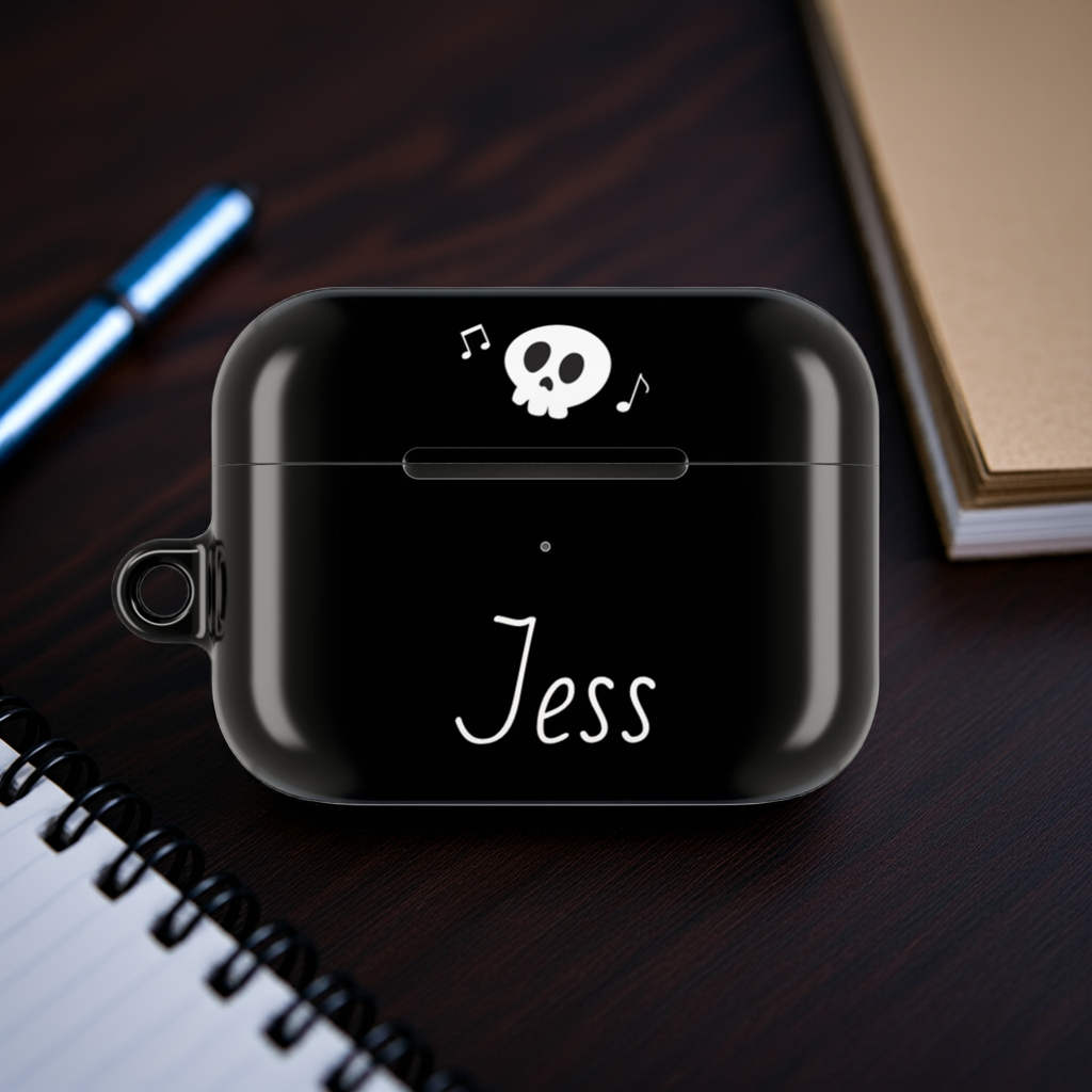 Personalized Skull AirPod Case