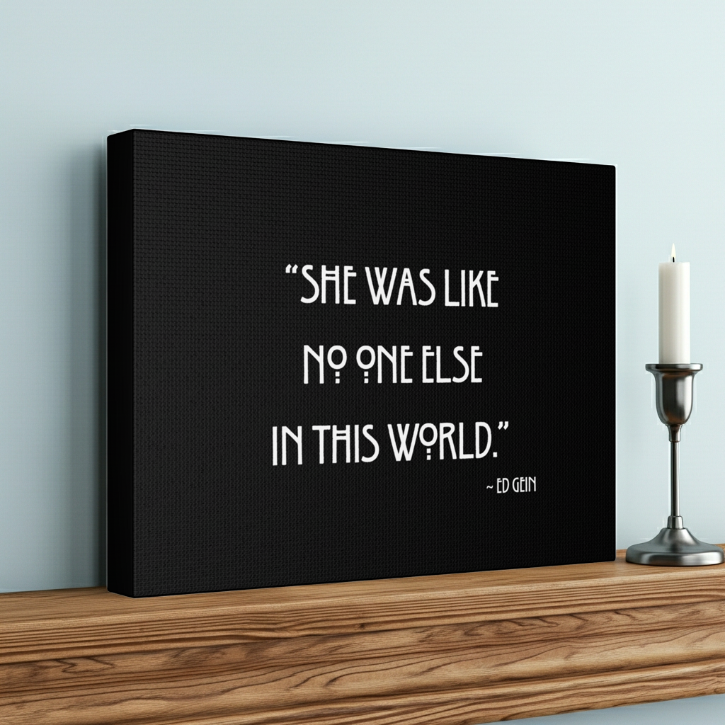 Ed Gein Quote Wall Art
