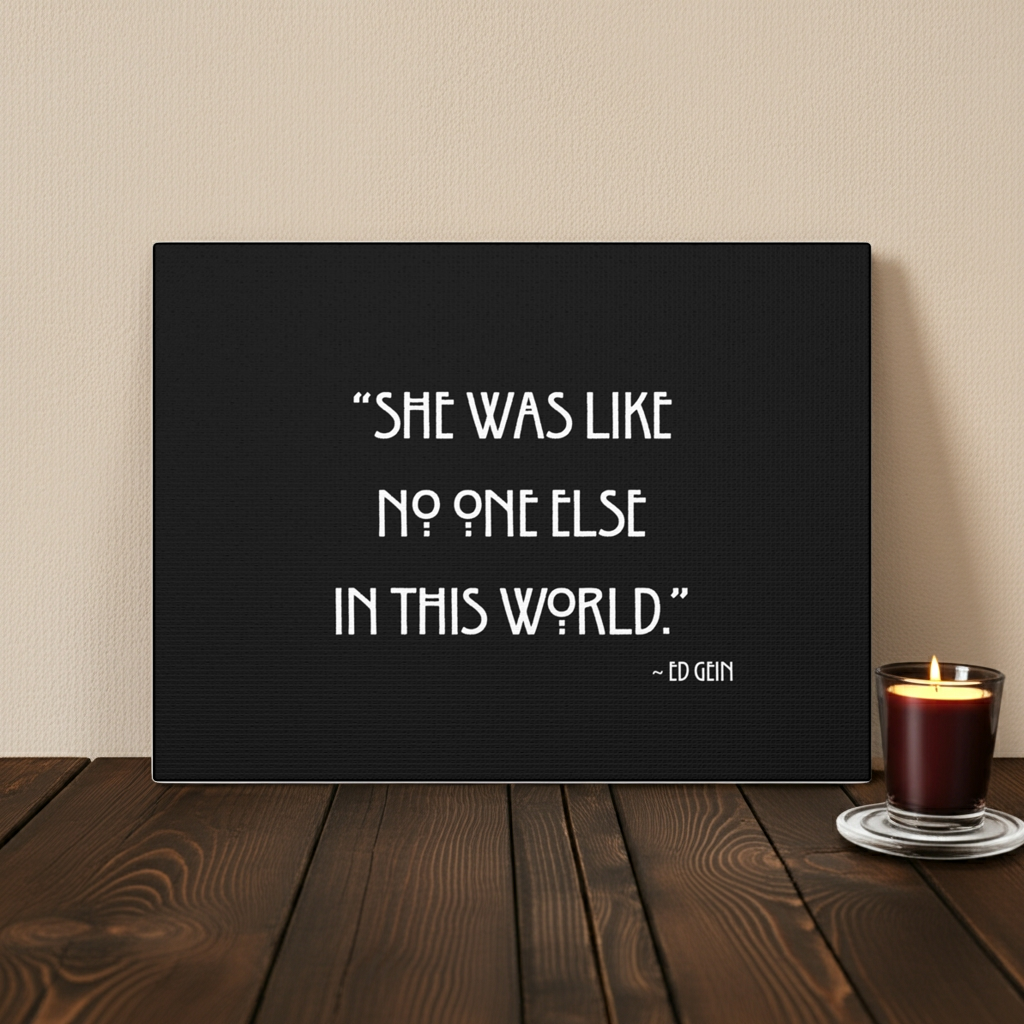 Ed Gein Quote Wall Art