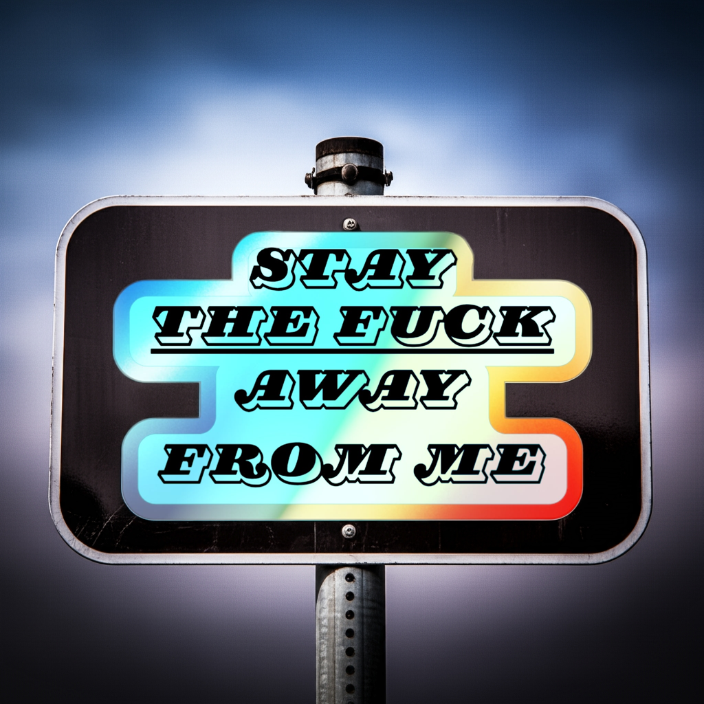 Stay the Fuck Away From Me Sticker
