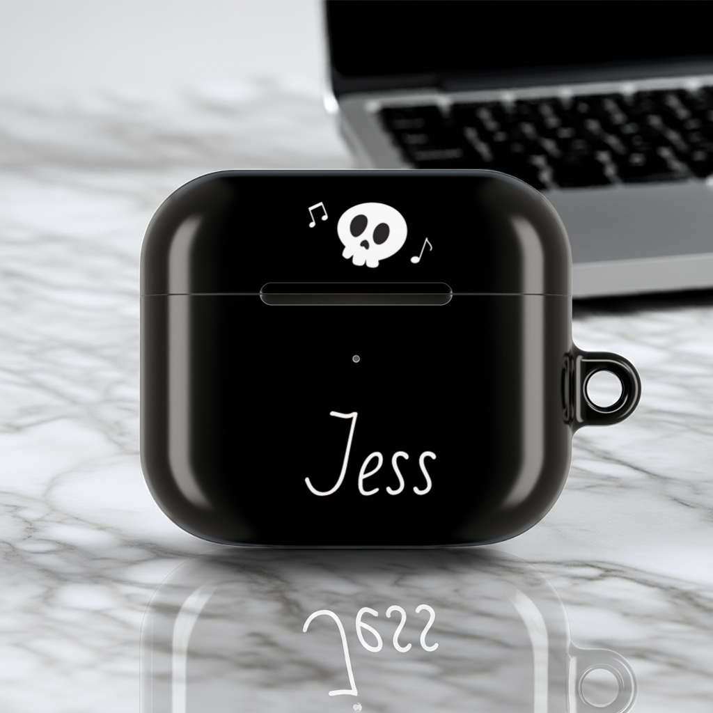 Personalized Skull AirPod Case