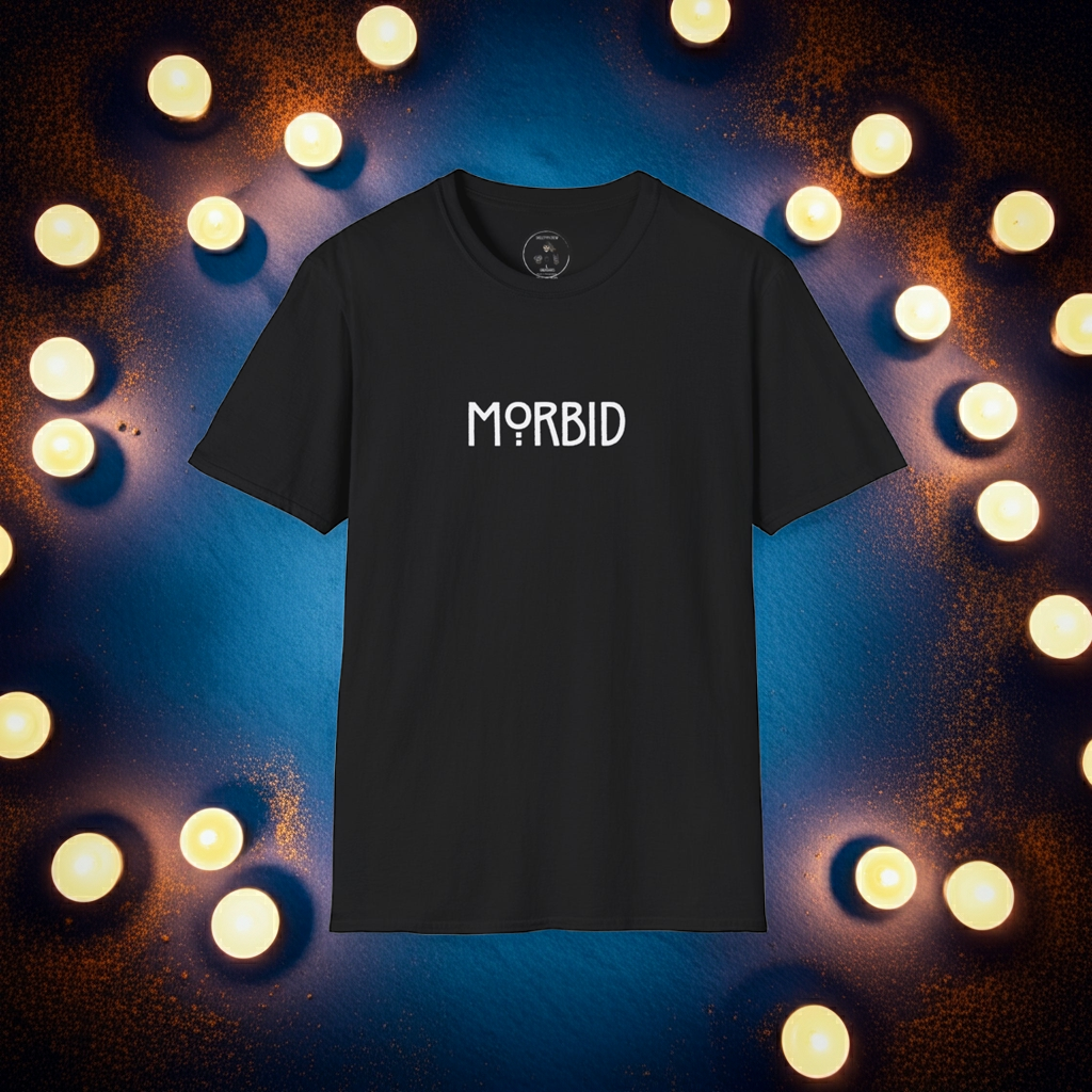 Morbid Black T-shirt - Gothic Graphic Tee for Dark Souls
