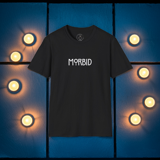 Morbid Black T-shirt - Gothic Graphic Tee for Dark Souls
