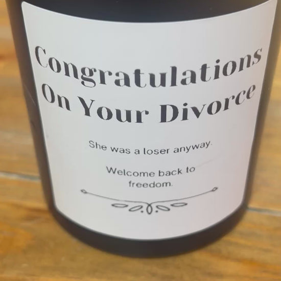 Custom candle label for gifting