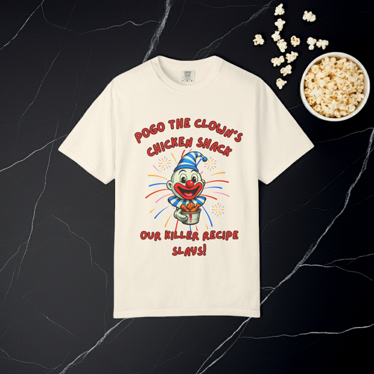 Pogo the Clown Fried Chicken Shirt - John Wayne Gacy Inspired Tee
