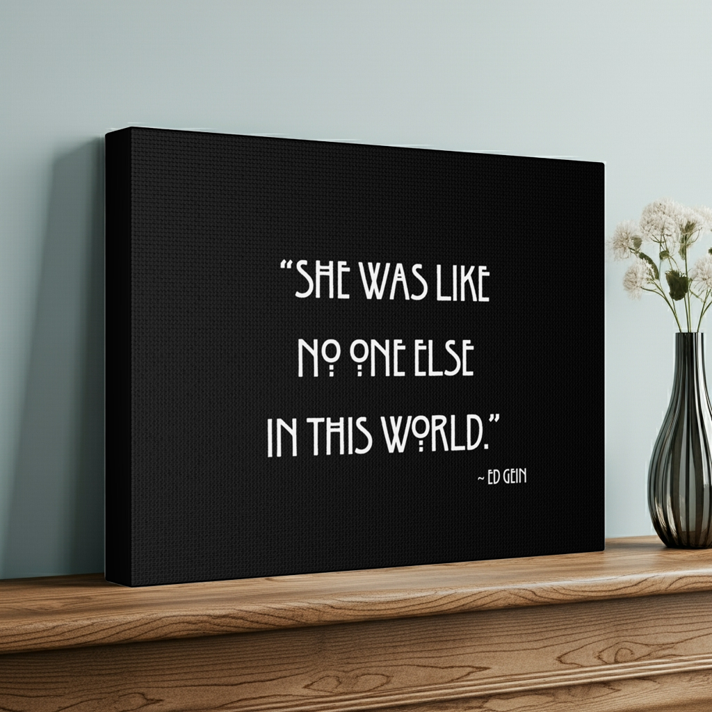 Ed Gein Quote Wall Art
